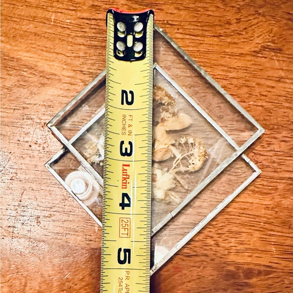 Flower Prism  Antique Bevel Glass Edged With Hanging‎ Ornament - Picture 2 of 2